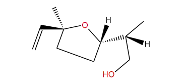 (betaR,2S,5S)-2-(Tetrahydro-5-methyl-5-vinylfuran-2-yl)-propan-1-ol